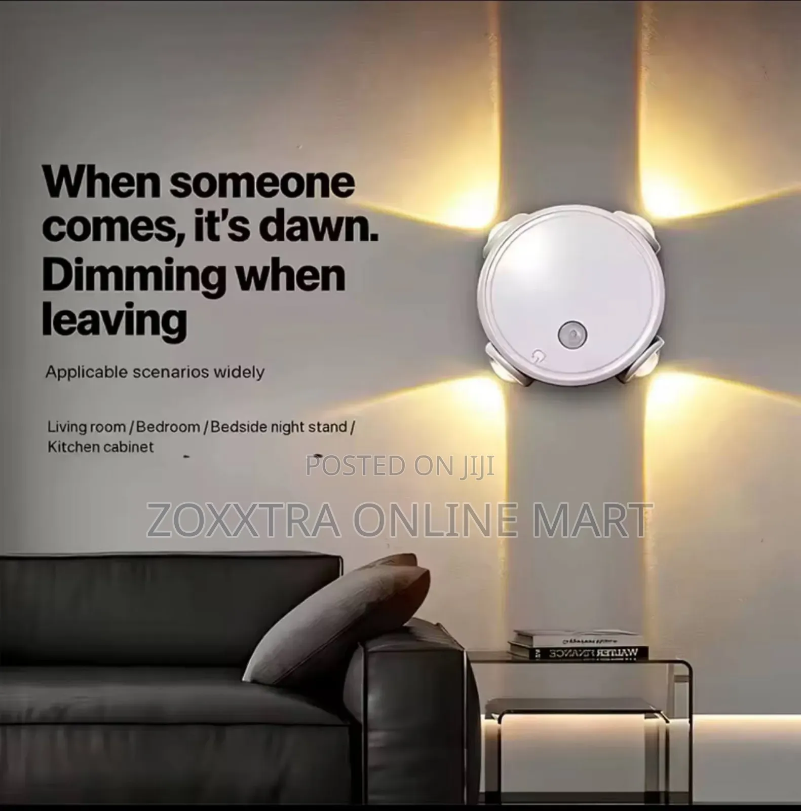 4-Head Cat Eye Smart Sensor Light