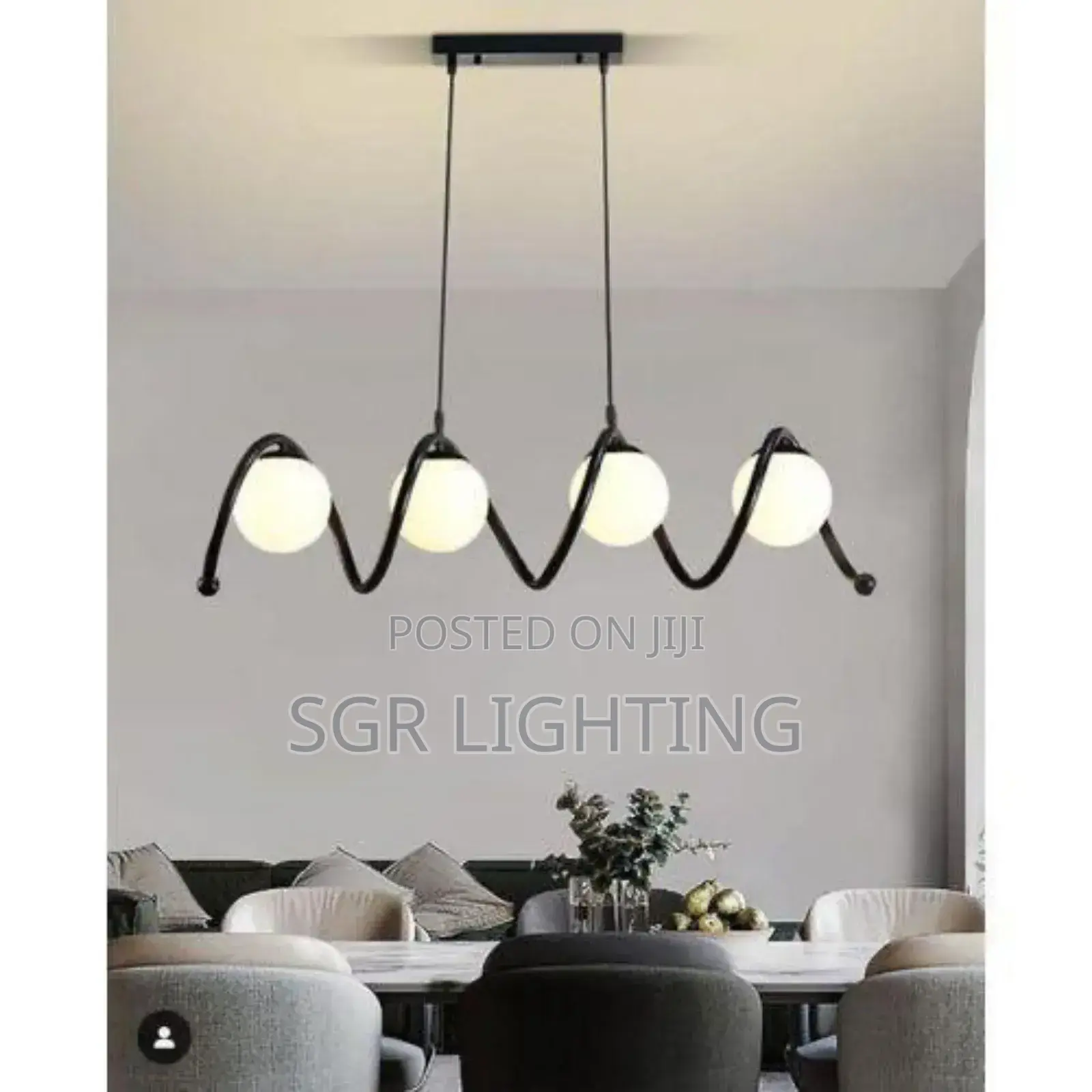 Nordic Minimalist Art Led Chandelier