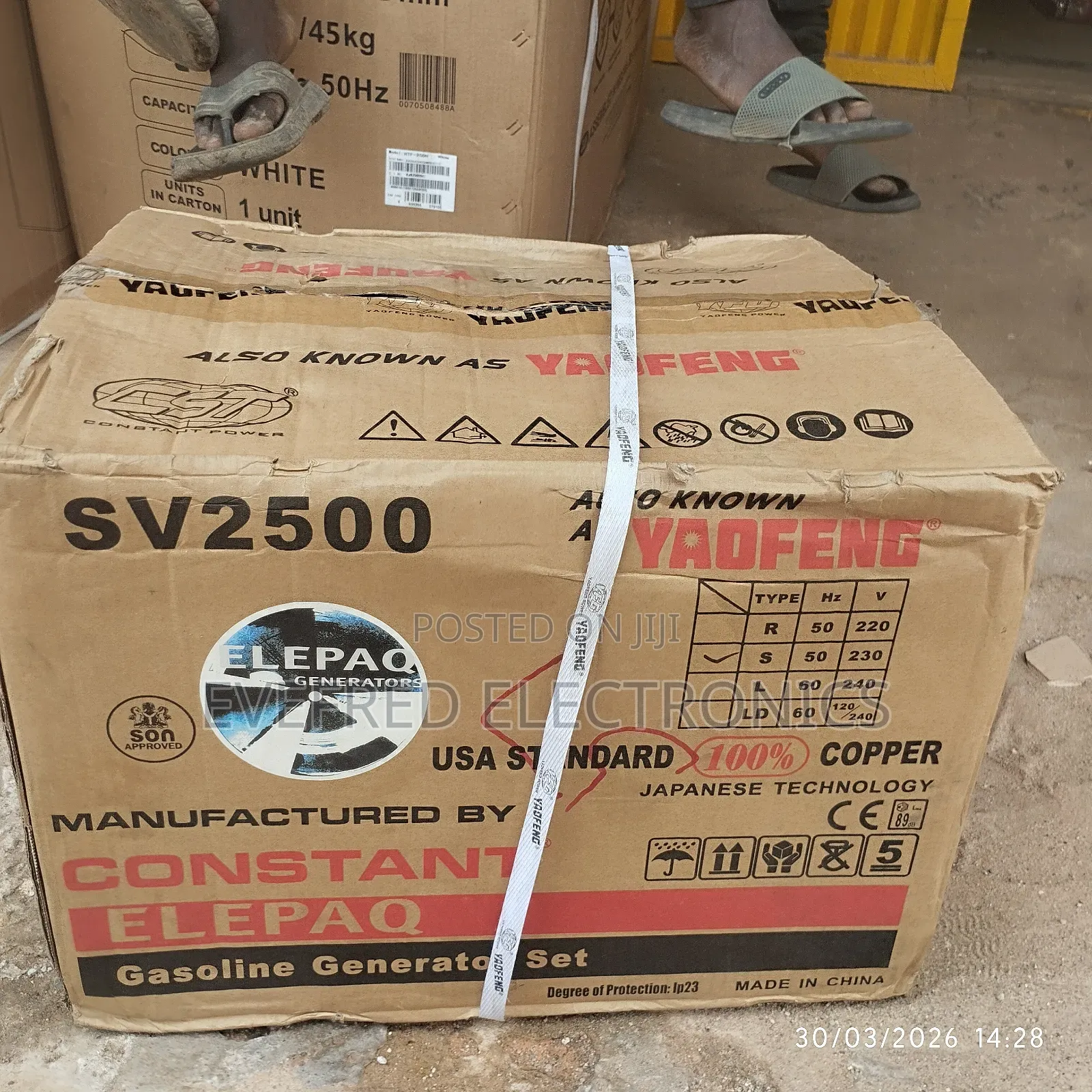 Small Elelaq Generator Sv2500, Brand New, Benin City