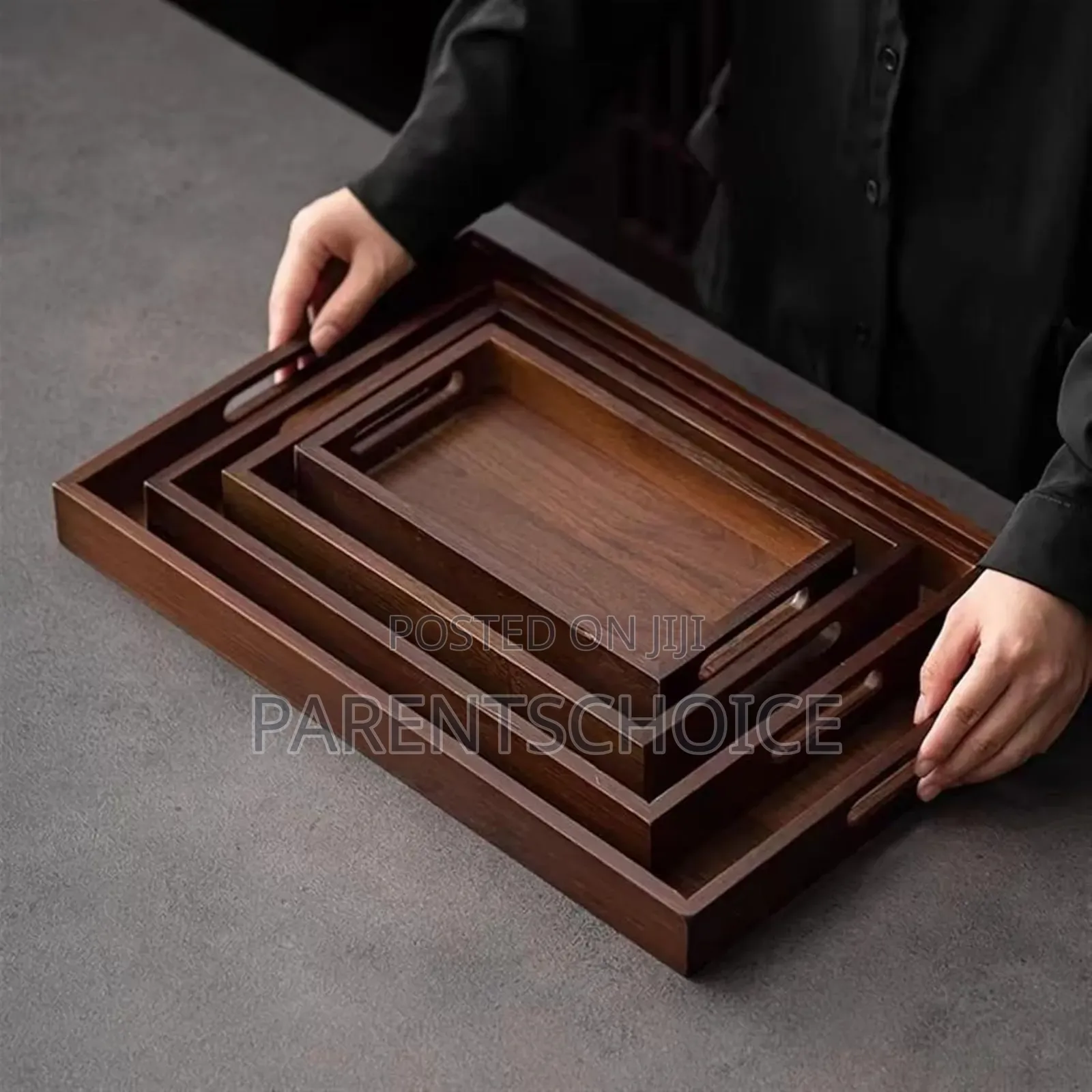 Red Copper Oval Or Square Tray.