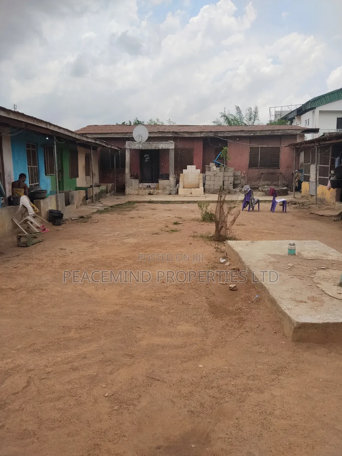 Plot of Land 3bed,13 Room and 6nos Shops in Ikotun by Governor Rd #65m