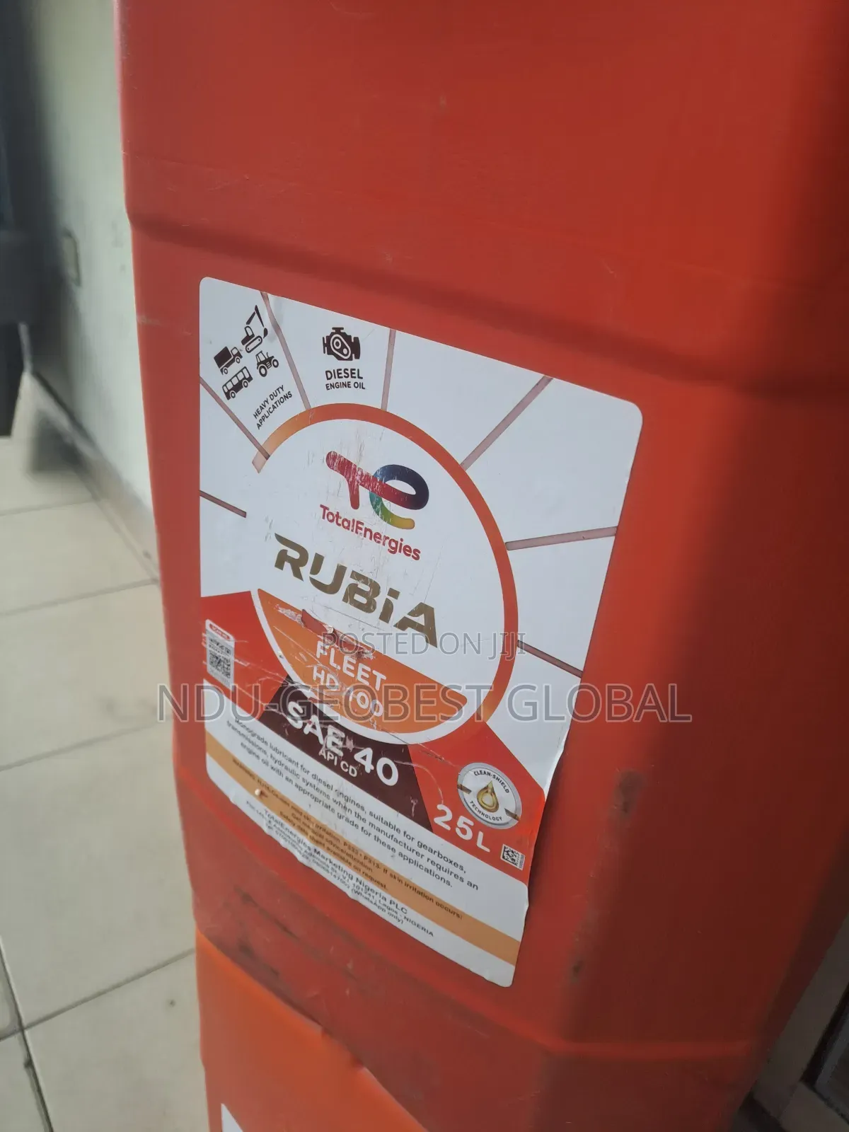 Totalenergies Rubia Fleet Hd-100 Sae 40
