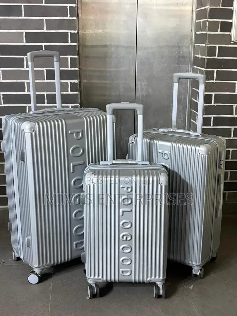 Set of 3 Rubber Luggage