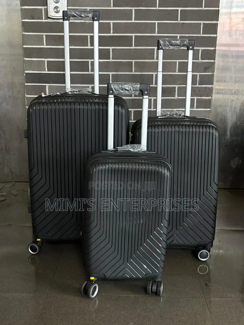 Set of 3 Rubber Luggage