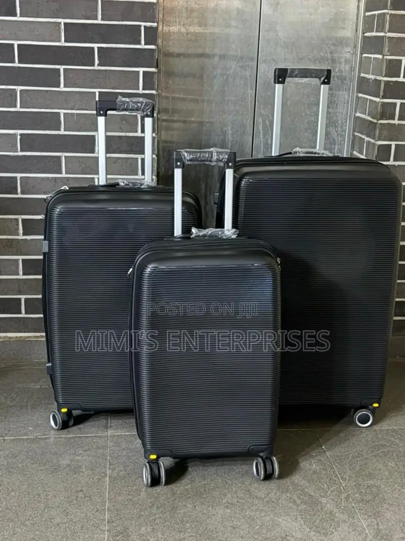 Luxury Rubber Luggage Set of 3