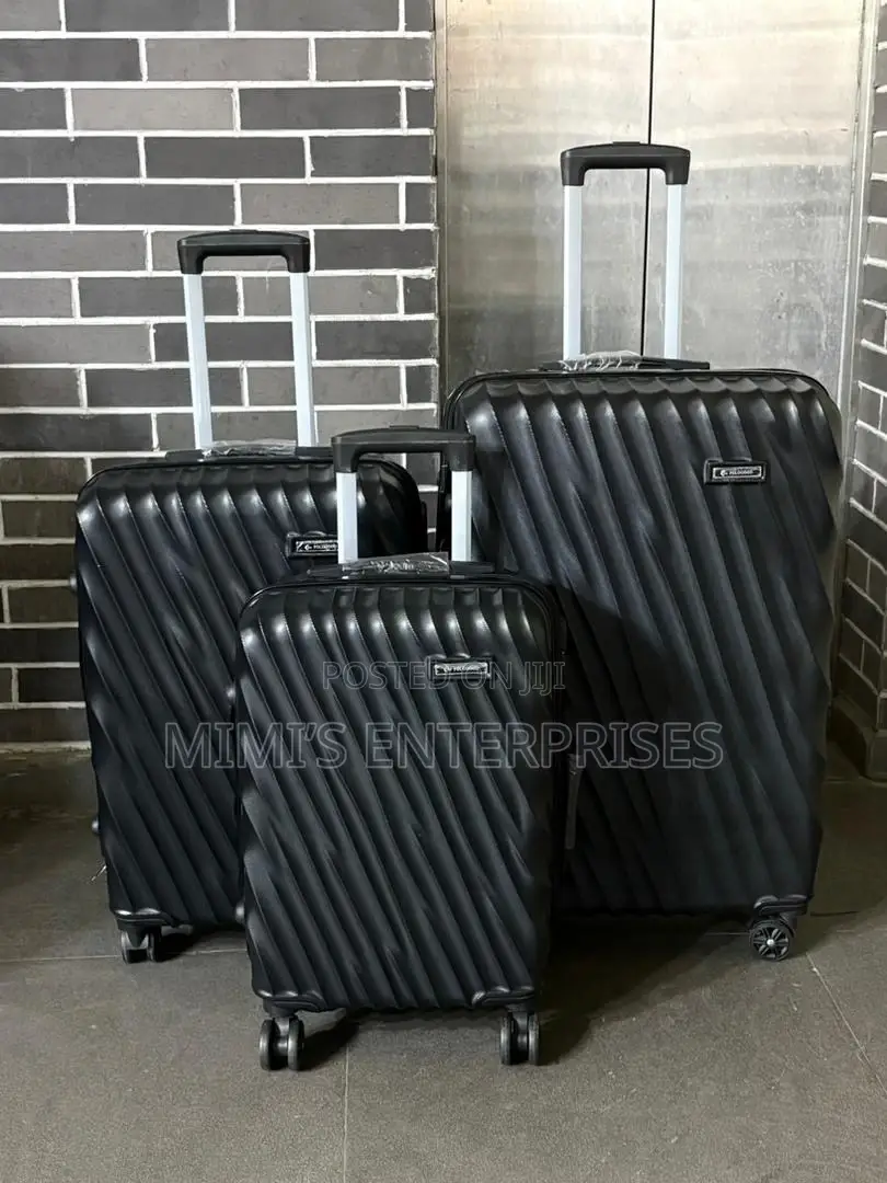 Premium Rubber Luggage Set of 3