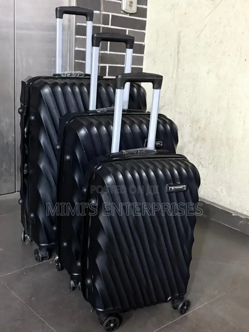 Premium Rubber Luggage Set of 3