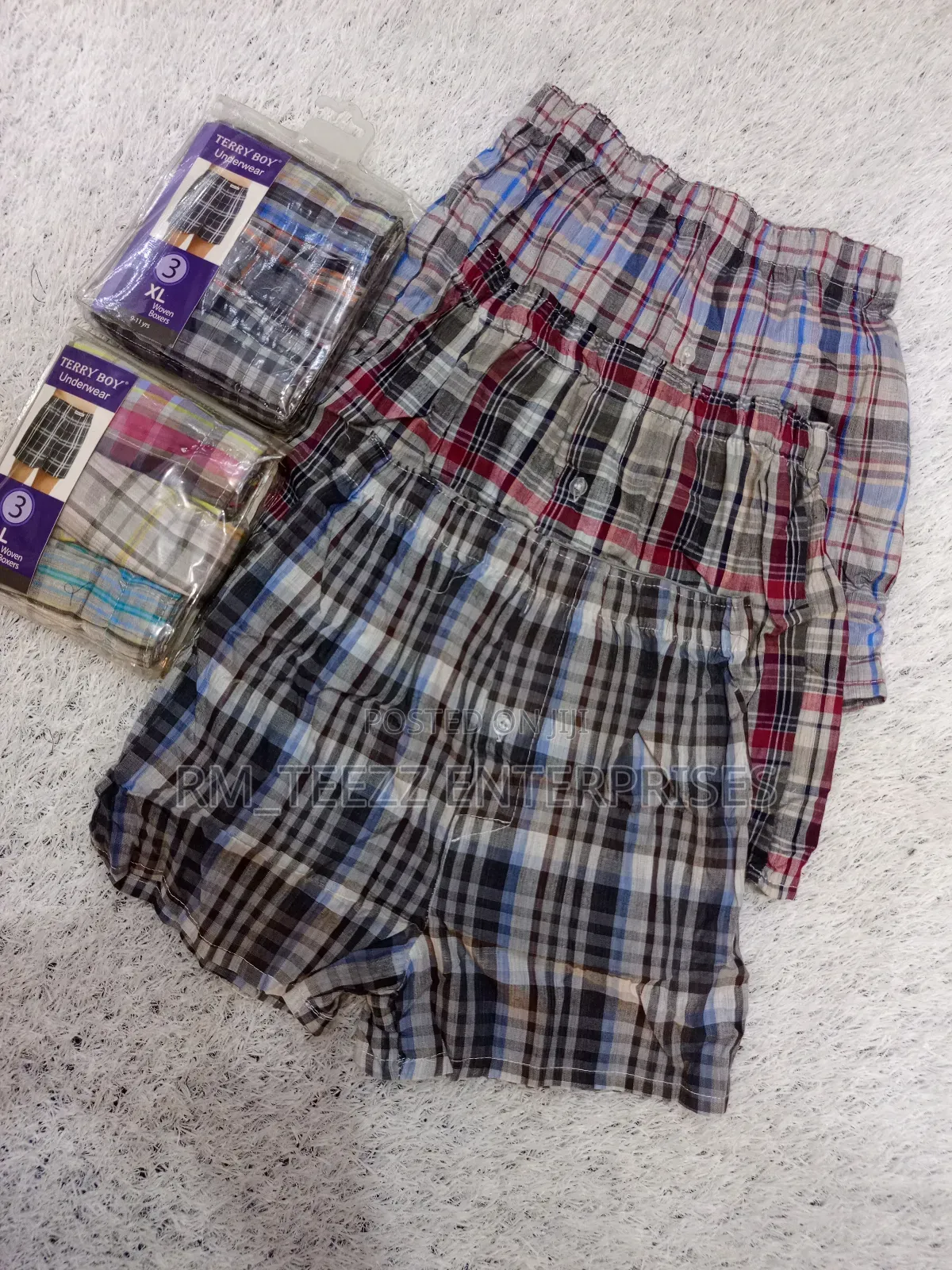 3in1 Terry Boy Underwear Boxers