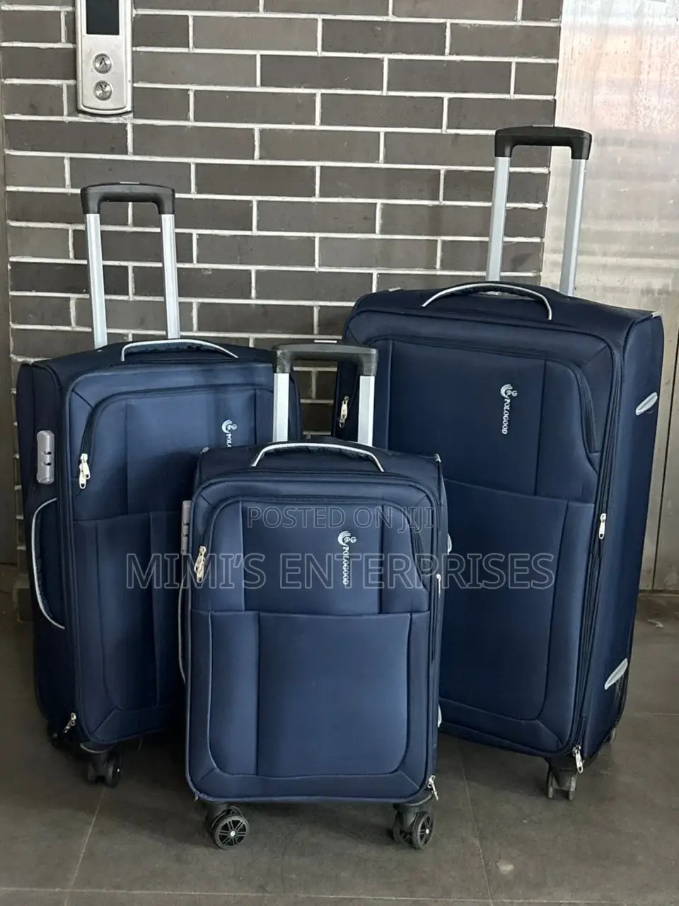 Shine on With Our Fabric Luggage Set