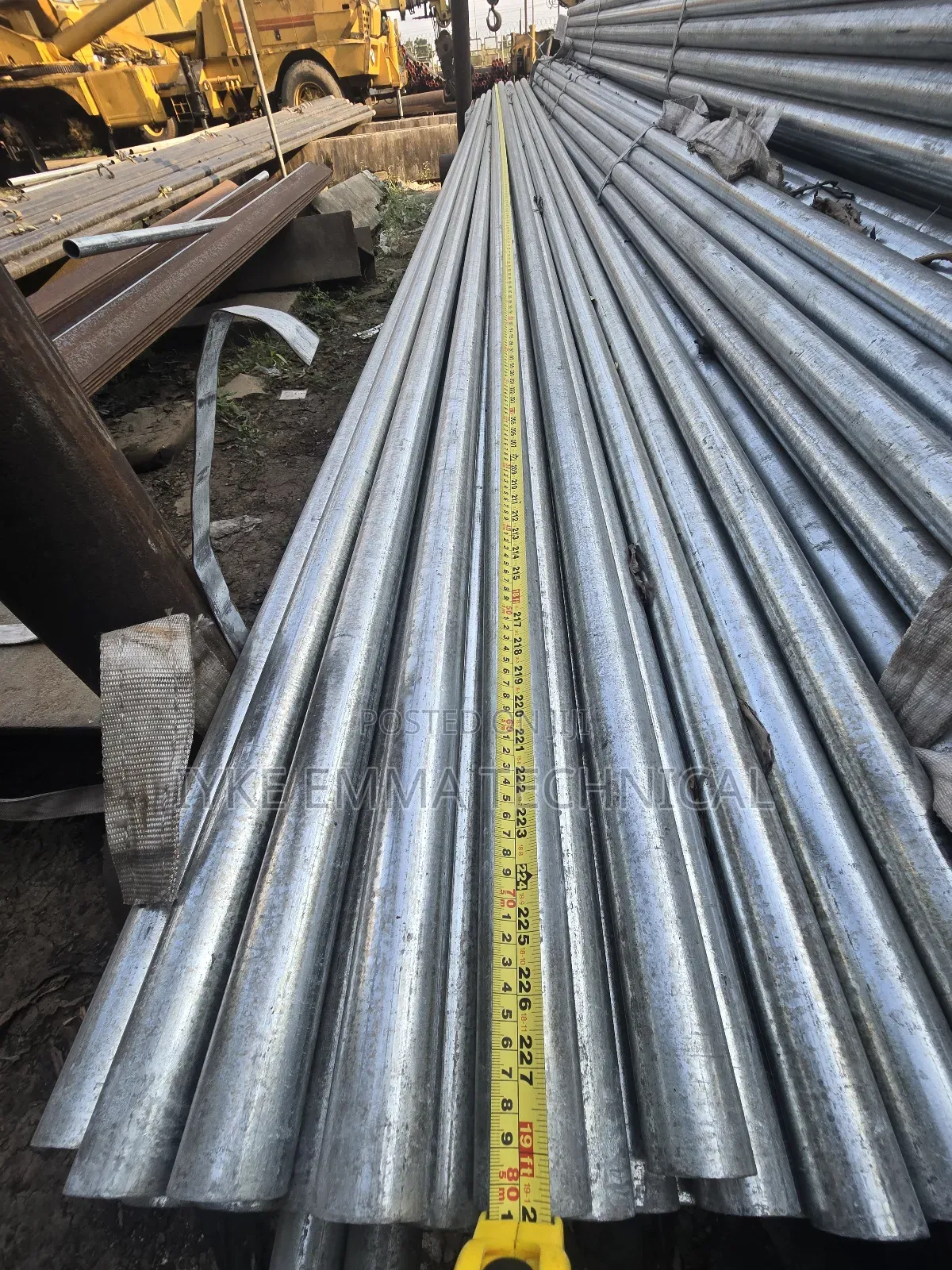 Scaffolding Tube (Galvanised Steel) / Pipes- 6.0m X 4mm X 48.3mm