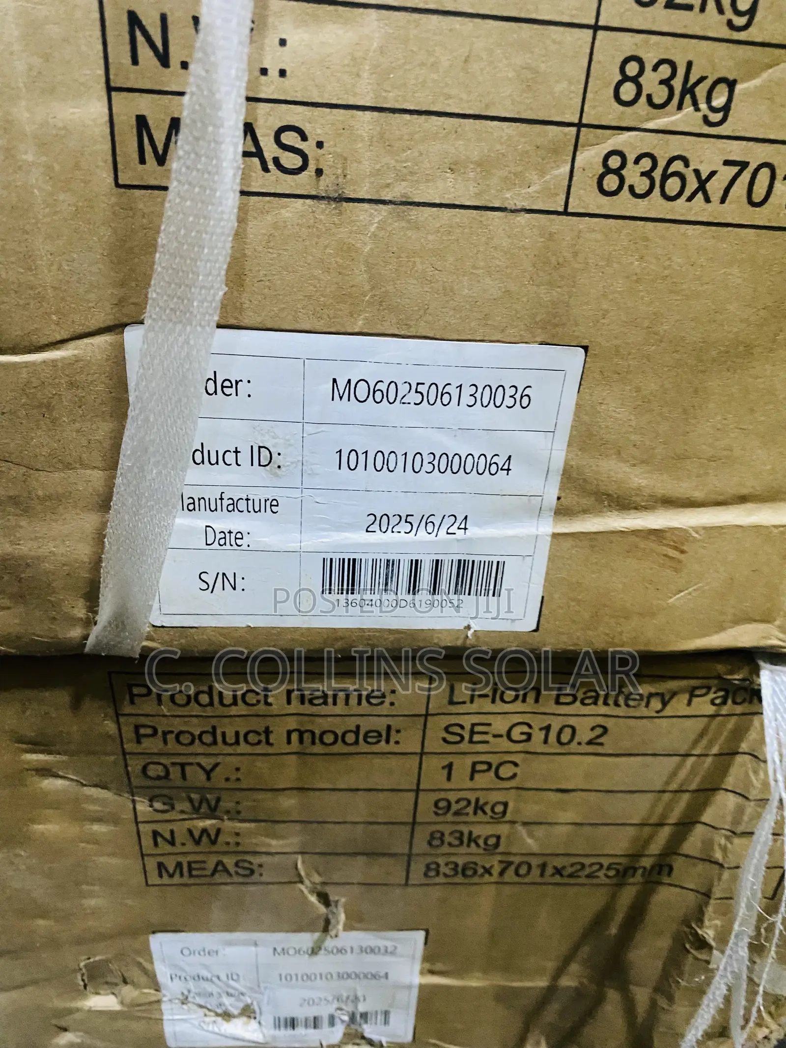 10kwh Deye Lithium Ion Battery
