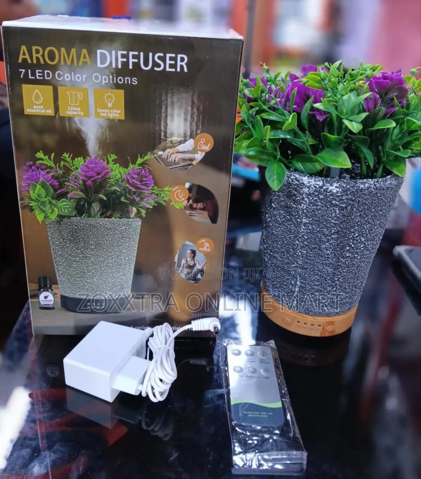 Flower Vase Aroma Diffuser (Comes With Oil)