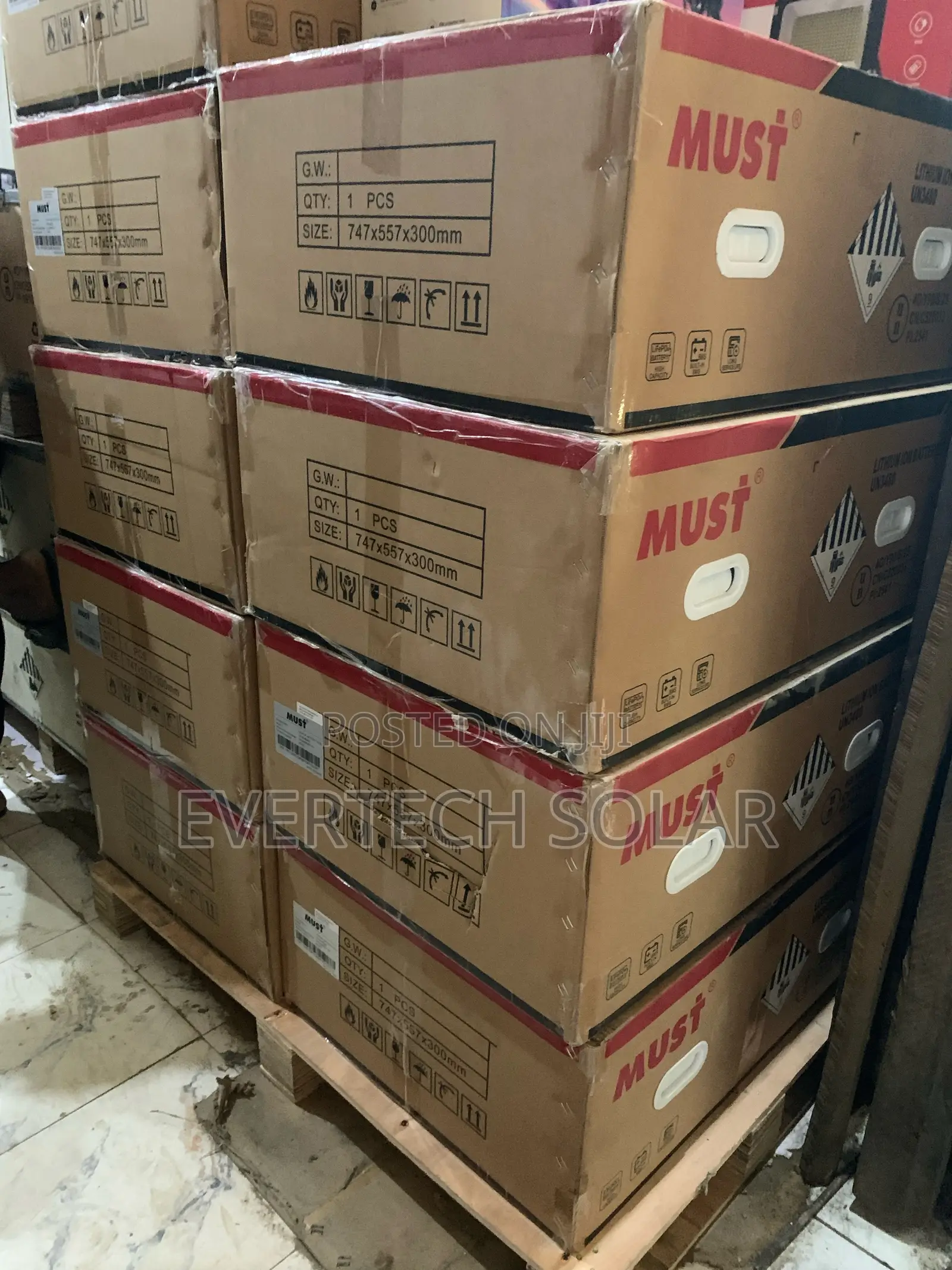 10kwhs Must 48v 200a Lithium Ion Battery With Smart BMS