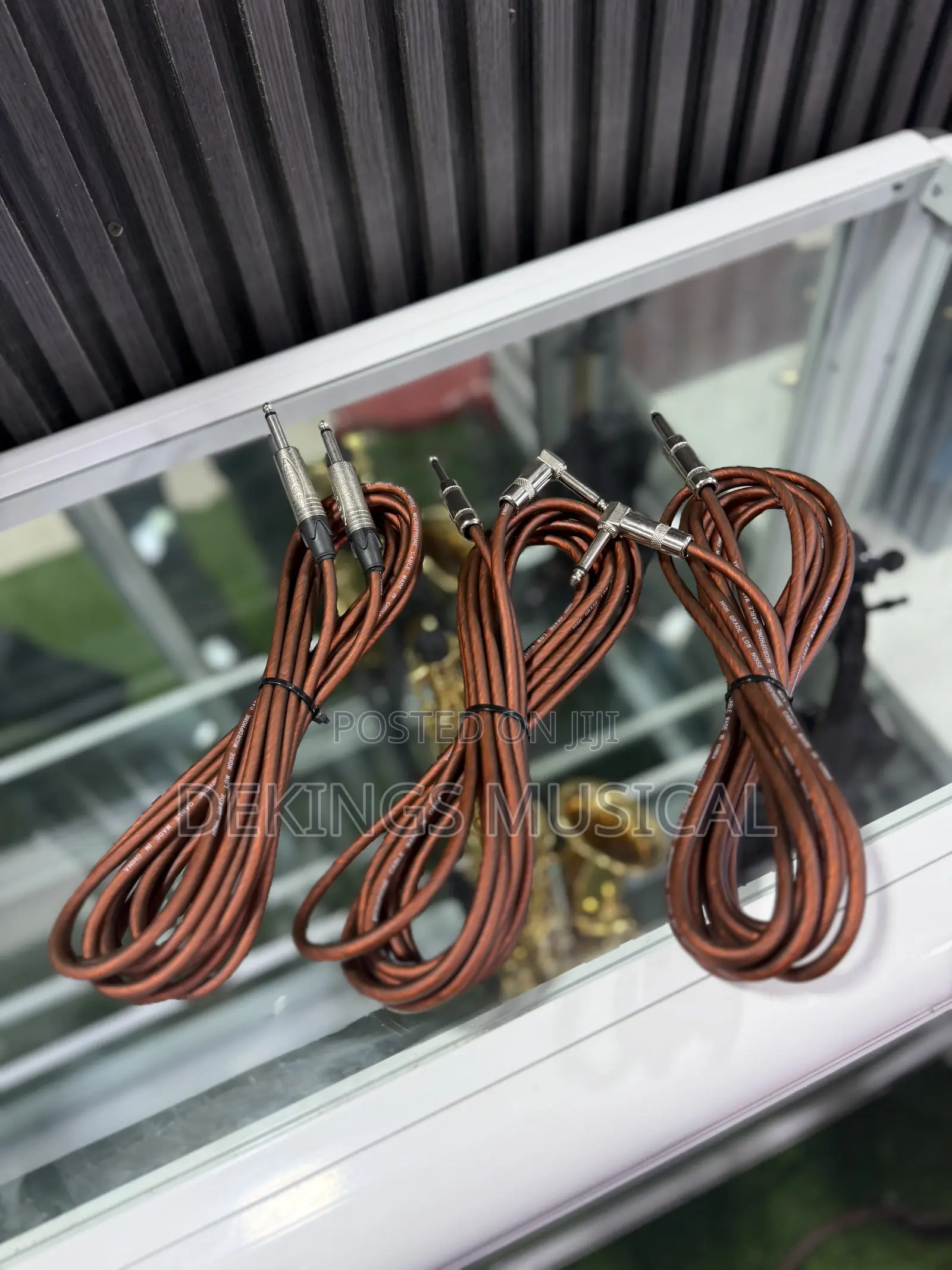 Instrument 6.5mm Jack to Jack Cable, TRS Copper Cable 5meters