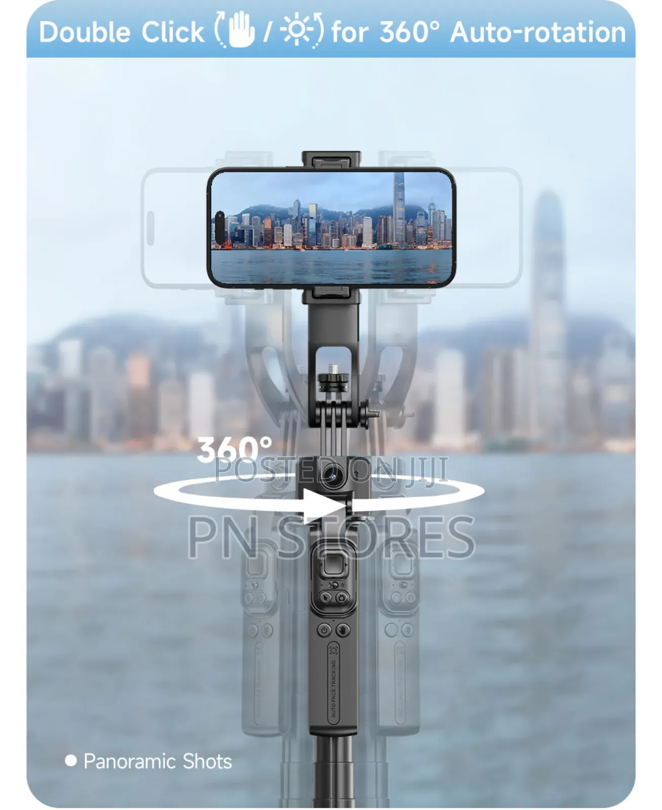 C17 Ai Face-Tracking Quadrapod Gimbal
 Tripod