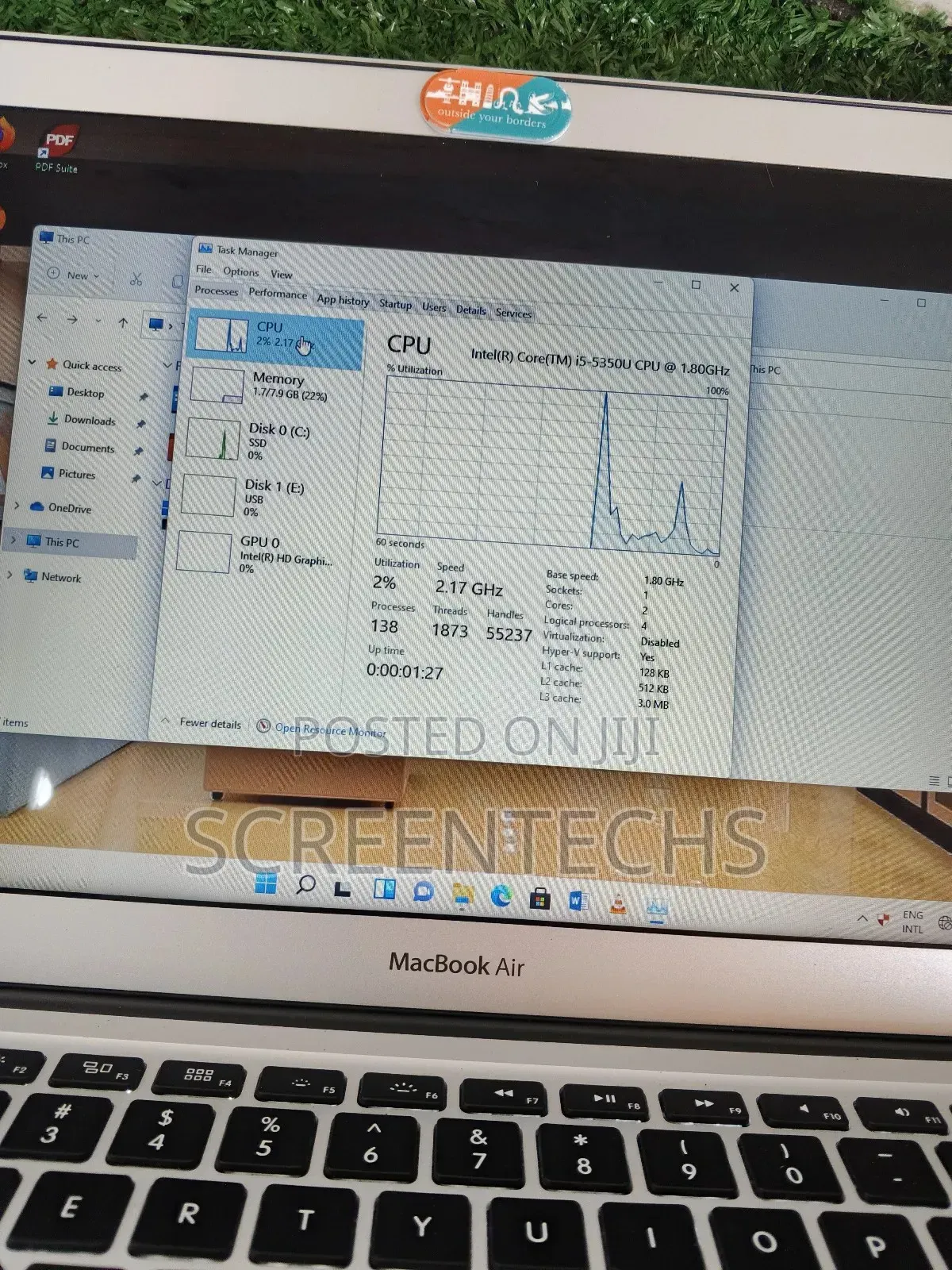 Laptop Apple MacBook Air 2017 8GB Intel Core i5 SSD 128GB
