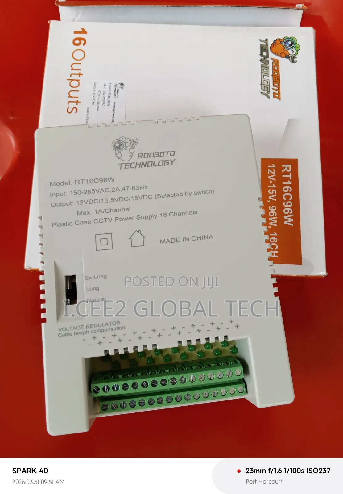16 Output CCTV Power Supply