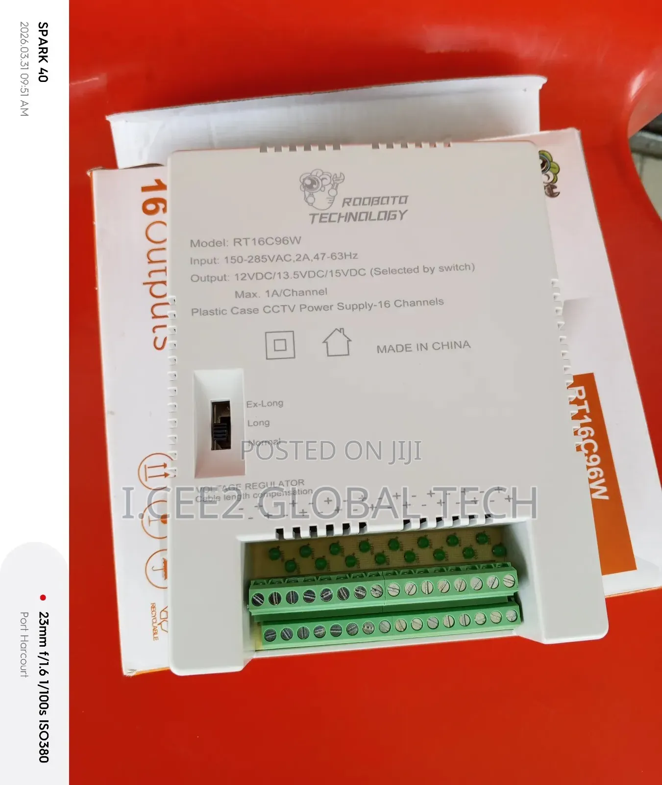 16 Output CCTV Power Supply