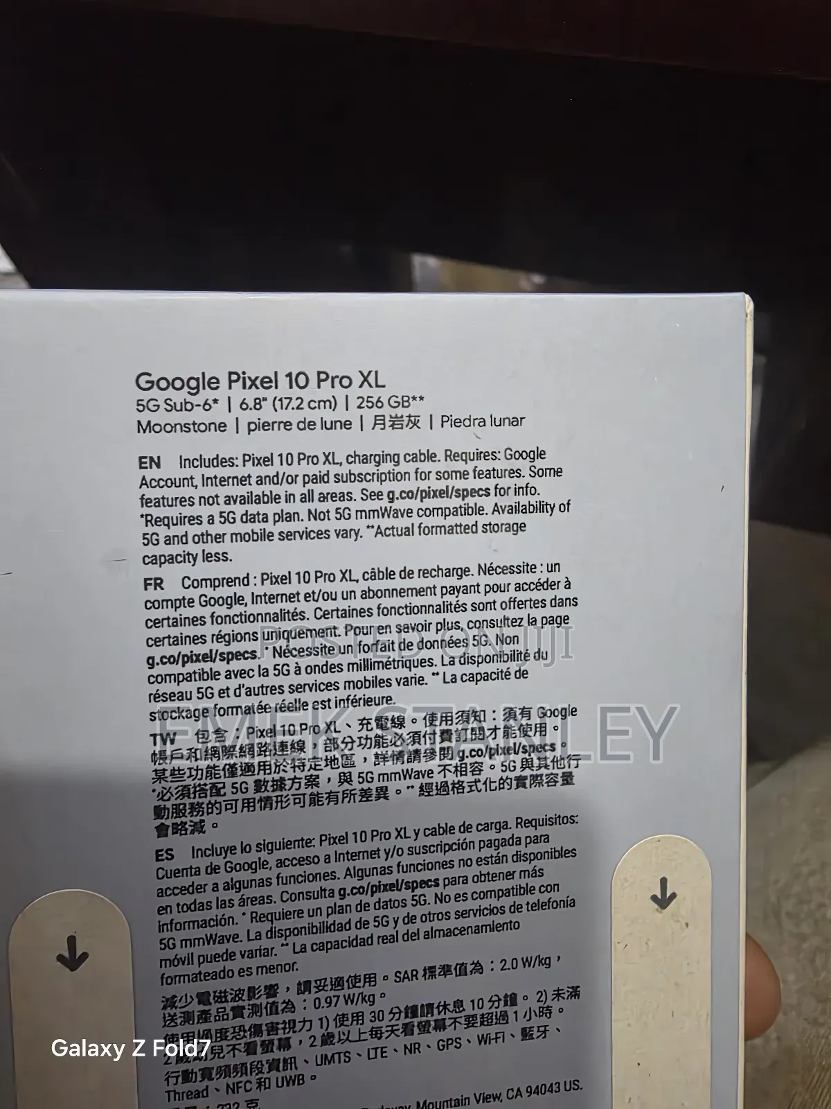 New Google Pixel 10 Pro XL 256 GB Gray