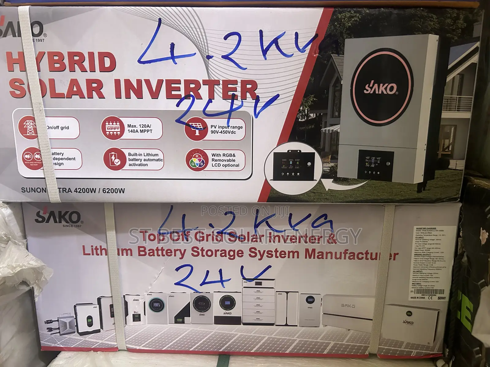 4.2kva/24v Sako Hybrid Inverter