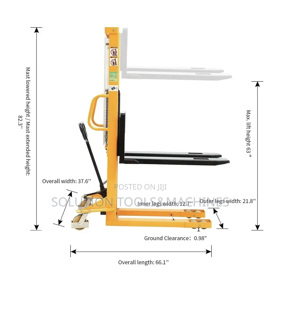1.5ton Manual Stacker
