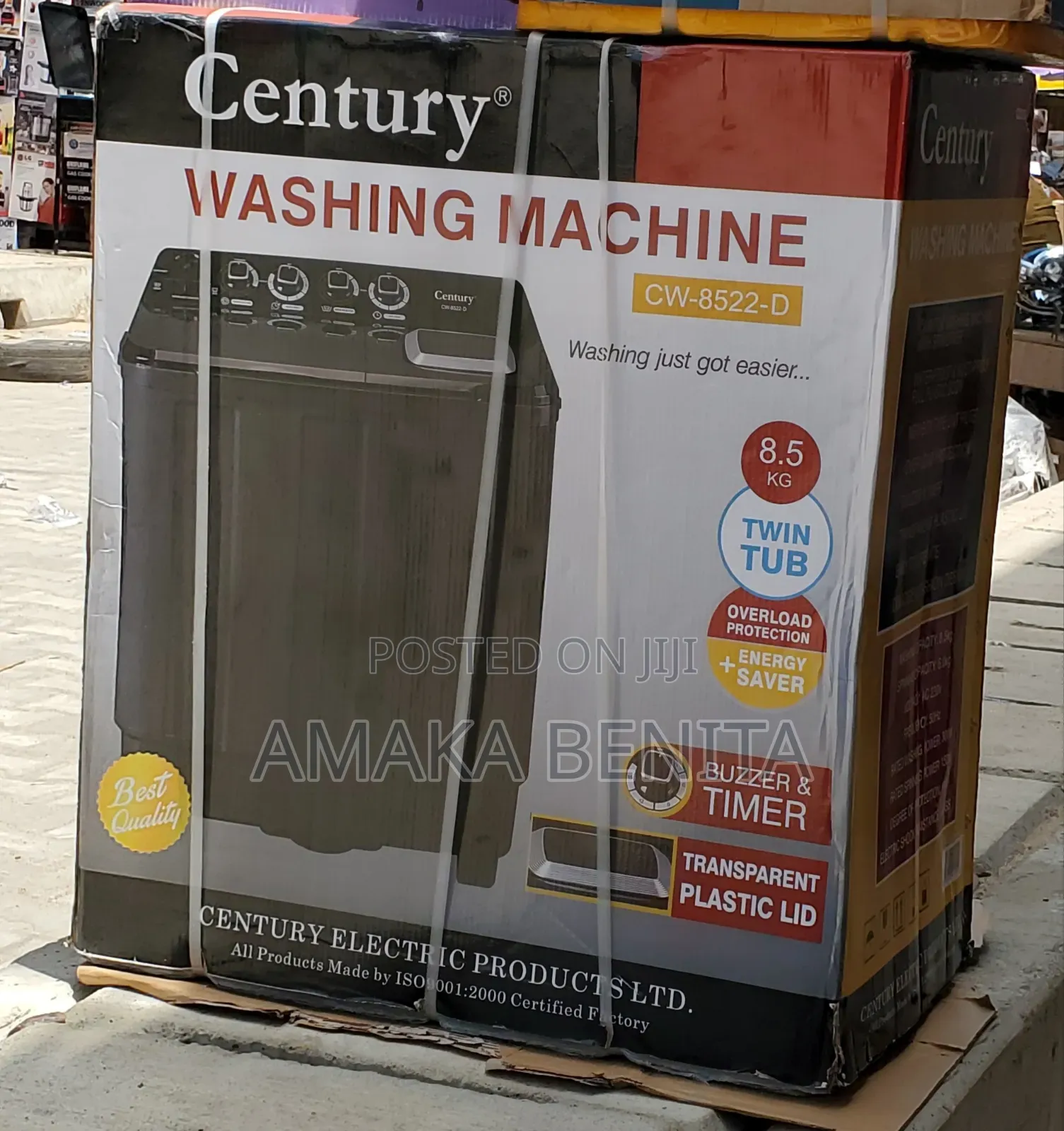 Century Washing Machine 8.5kg