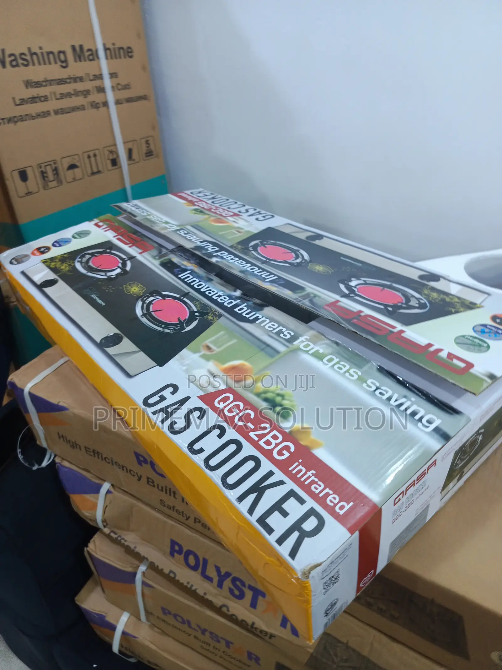 Fast Heating Qasa 2 Burner Table Gas Cooker