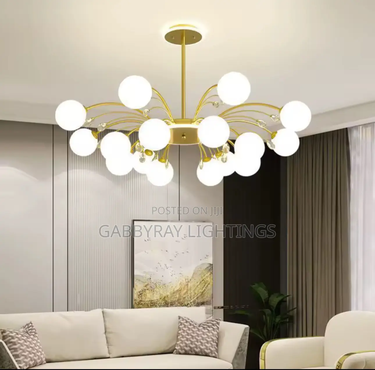 Nordic Glass Ball Chandelier