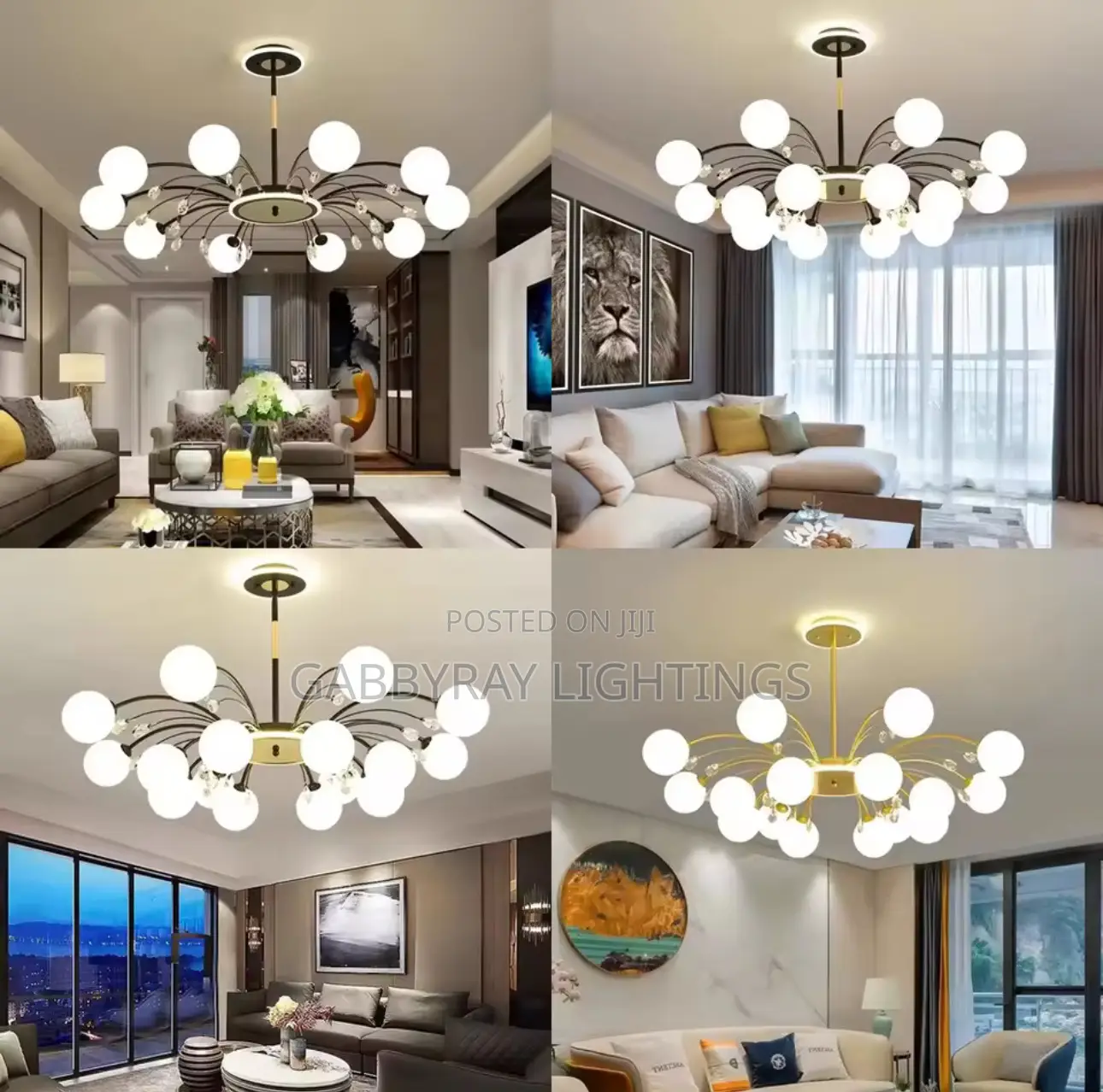 Nordic Glass Ball Chandelier
