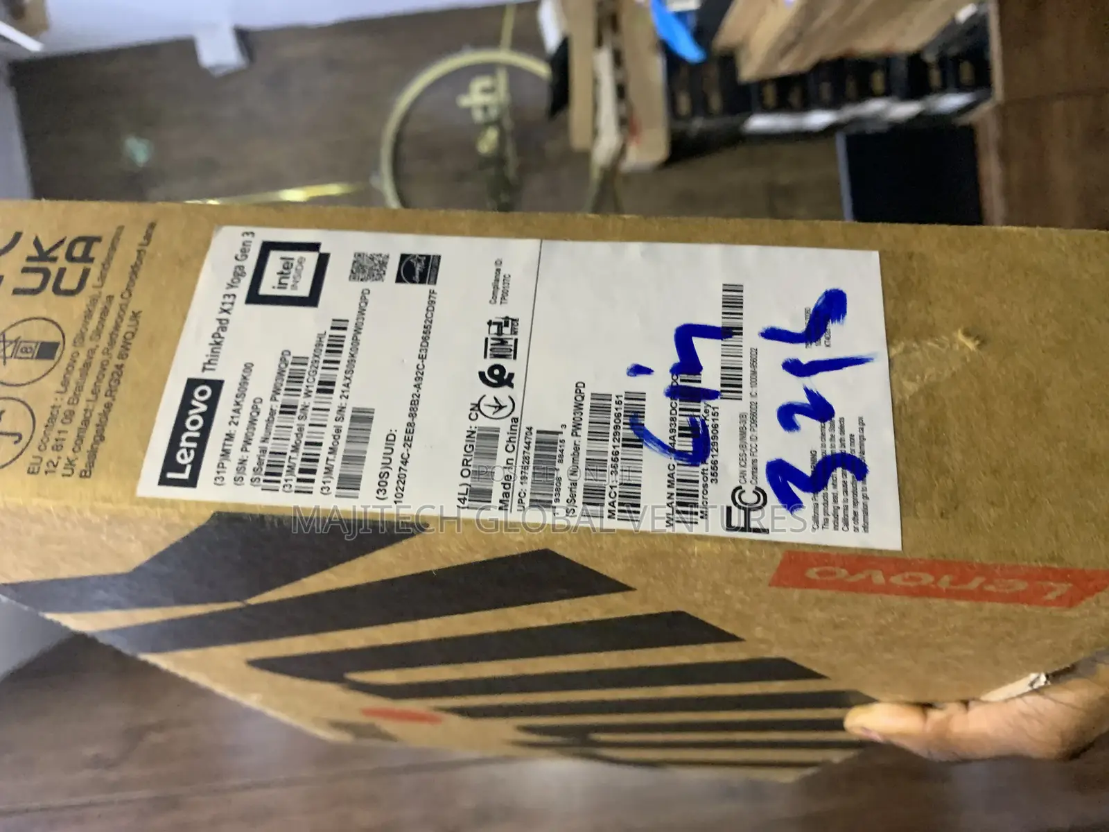 New Laptop Lenovo Thinkpad x13 Yoga 32GB Intel Core i7 SSD 256GB