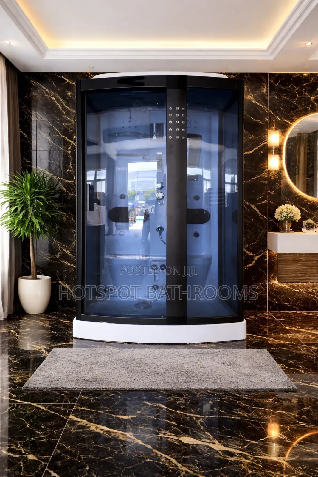 Luxury 90*120 Two Seater Shower Room