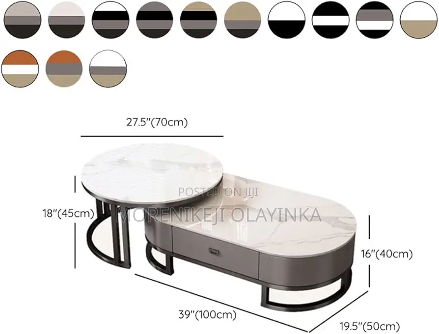 Oval Central Table