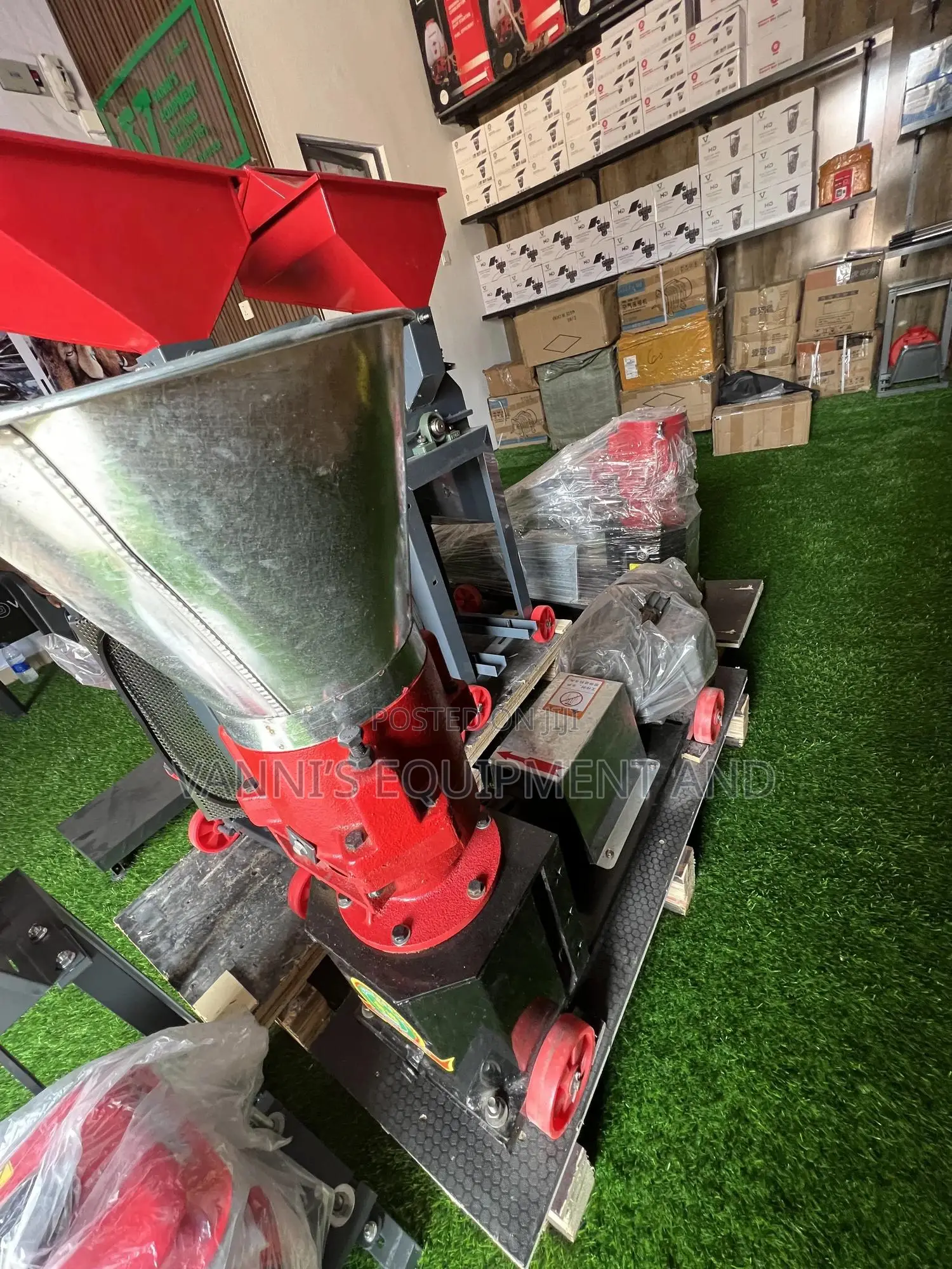 150kg/Hr Electric Pellet Making Machine for Livestock Feed. 5.5kw