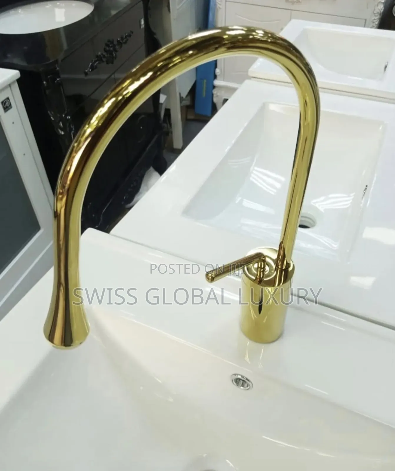 Long Neck Basin Mixer Tap