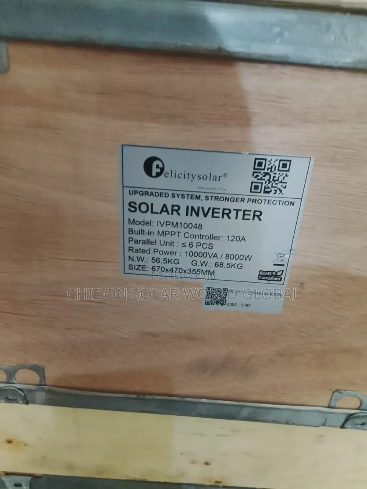 10kva Solar Hybrid Inverter Ivpm 48v