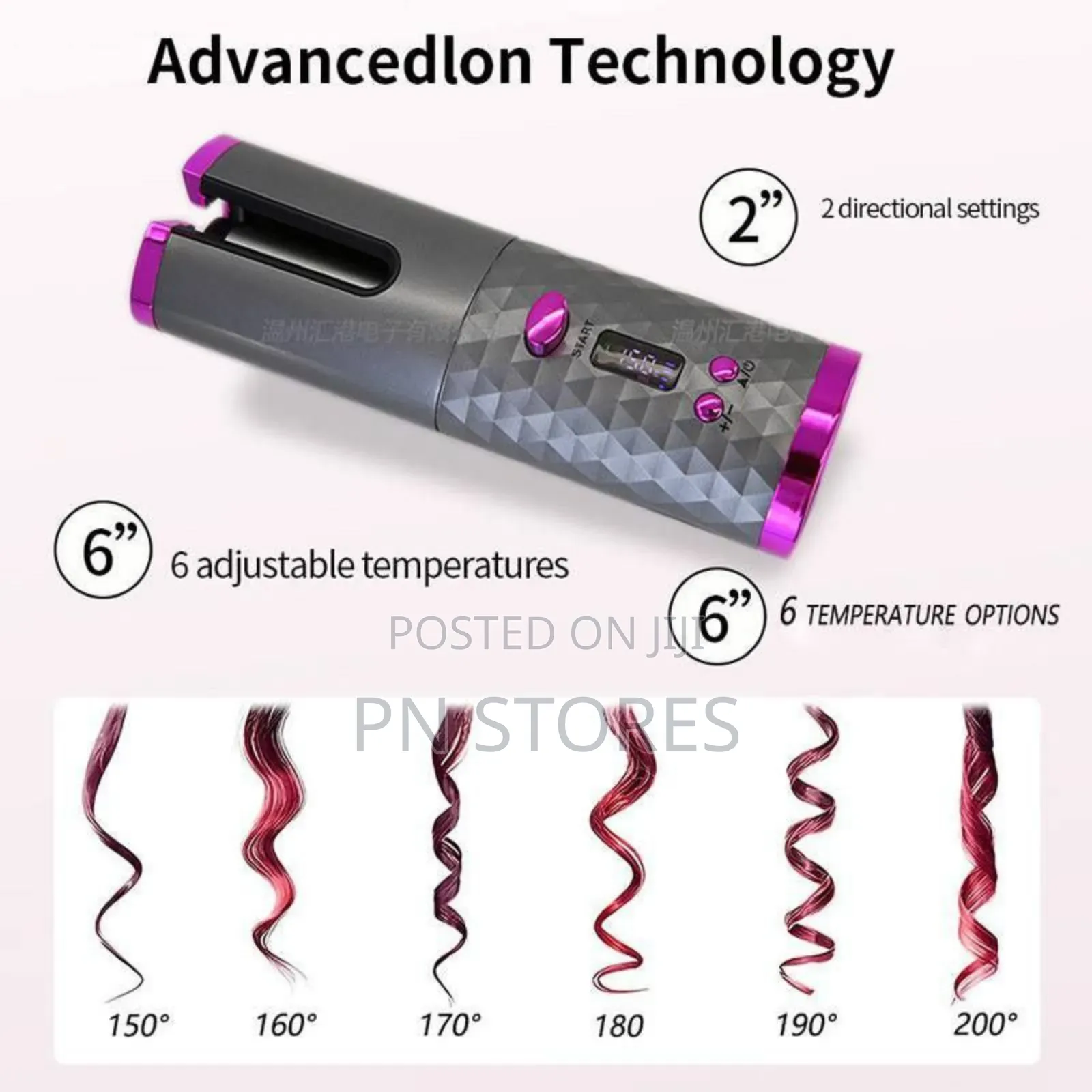 Rechargeable Cordless Professional Hair Curler