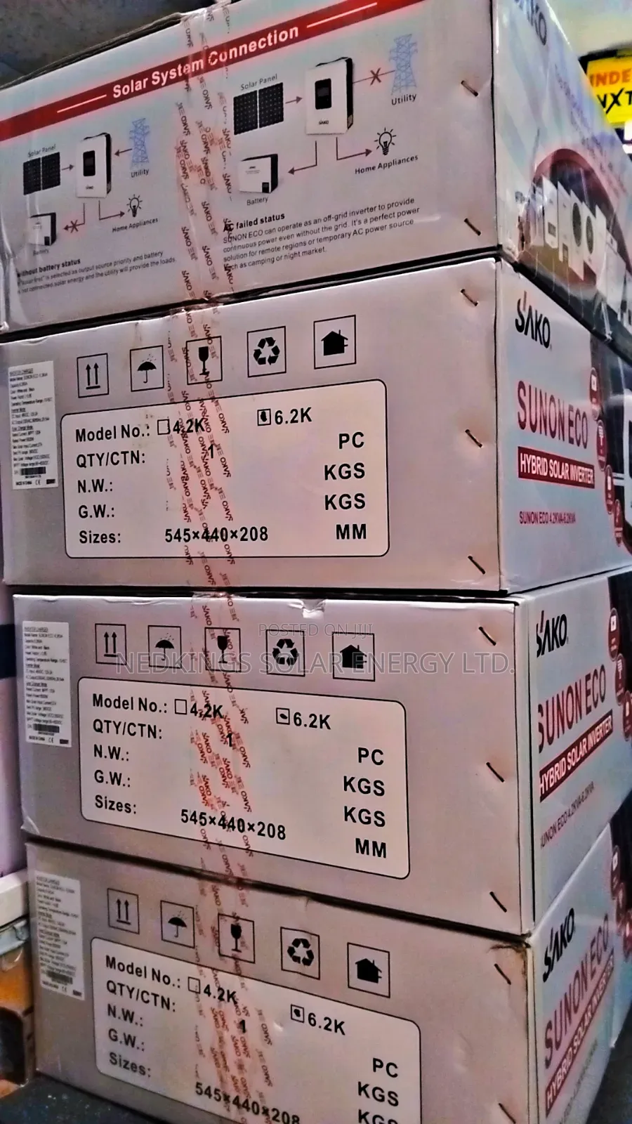 Sako 6.2kva 48v Hybrid Inverter