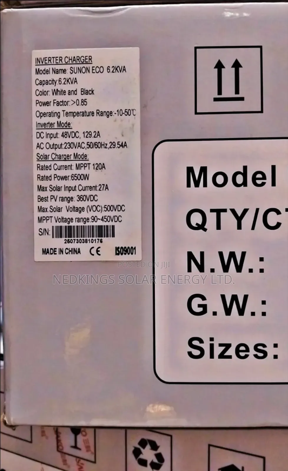 Sako 6.2kva 48v Hybrid Inverter