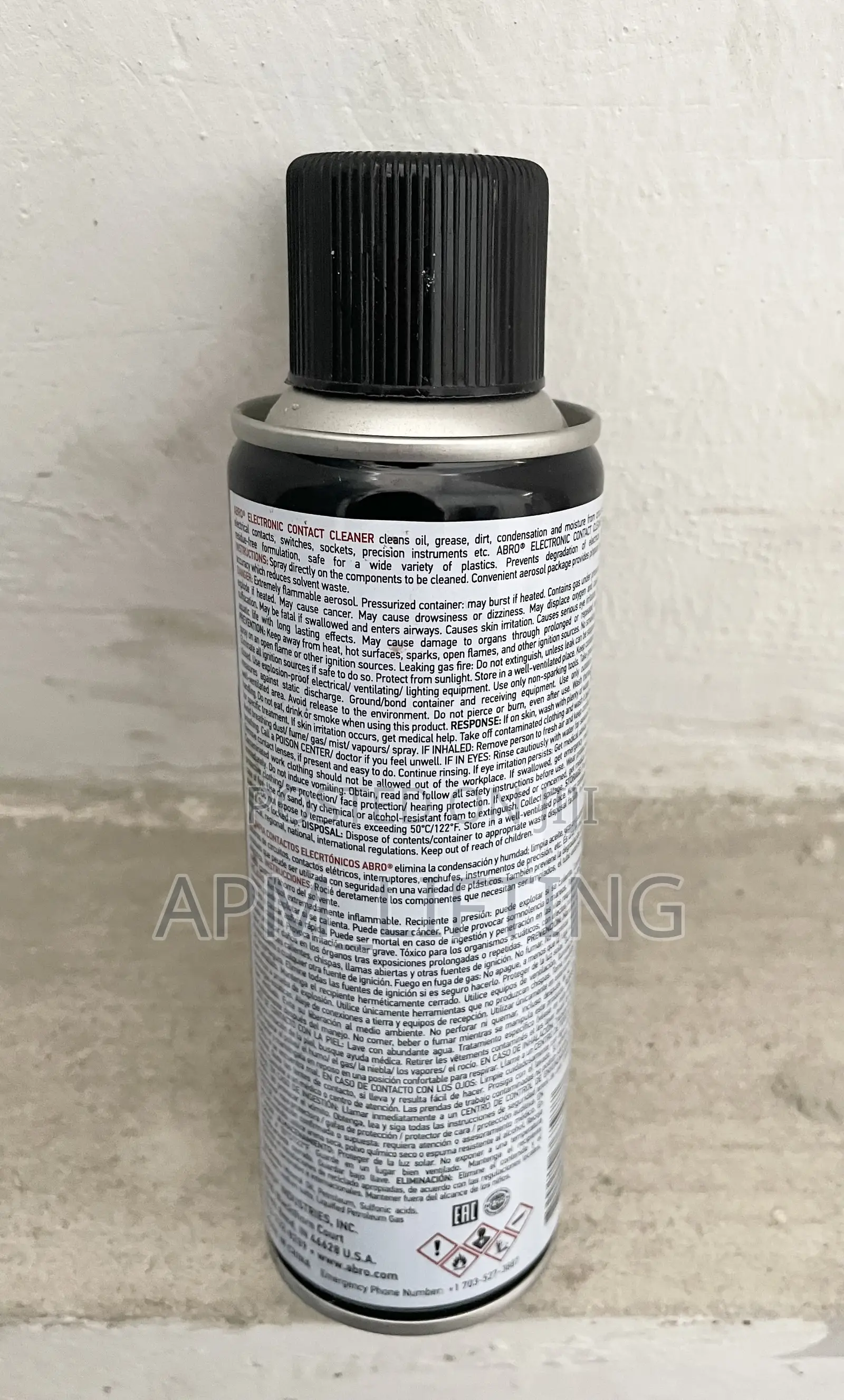 Abro Spraycontact Cleaner.