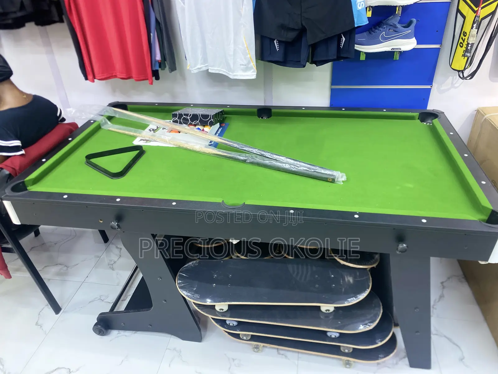 2 in 1foldable Snooker Table With Accessories