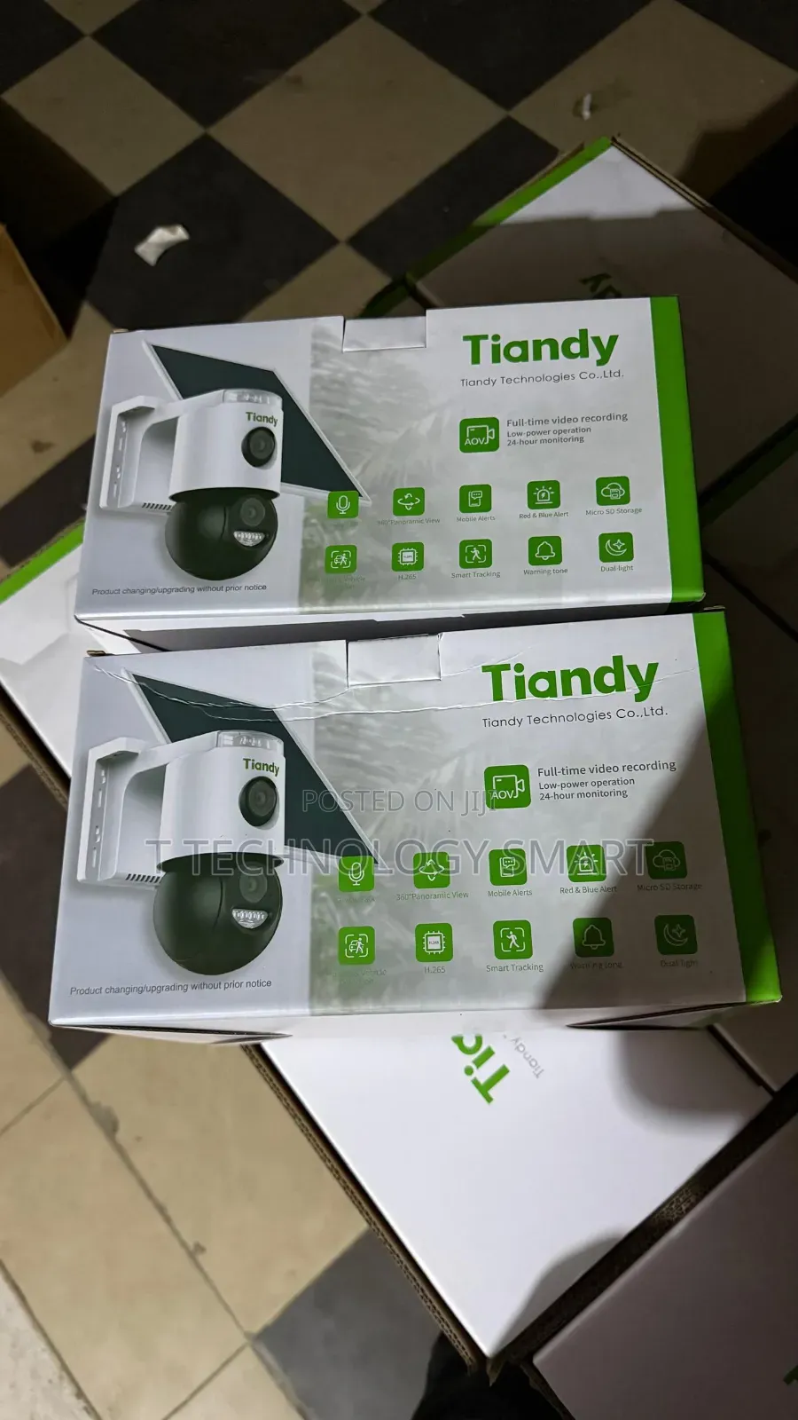Dual Lens Pt Tiandy Solar