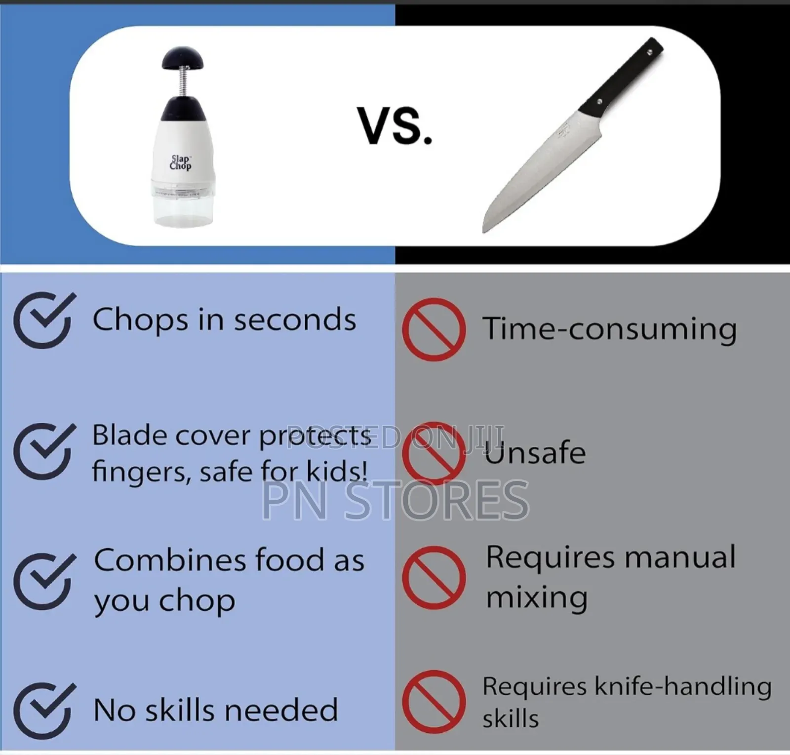 Vegetable and Fruit Slap Chopper