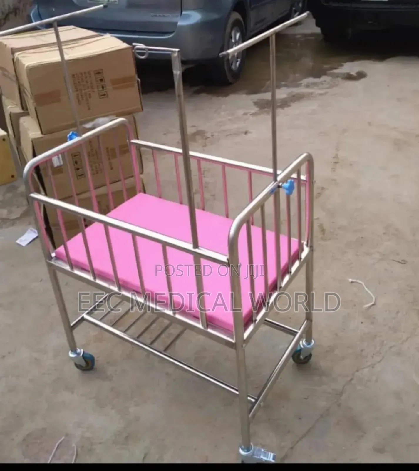 Baby Cot (Stainless Steel)