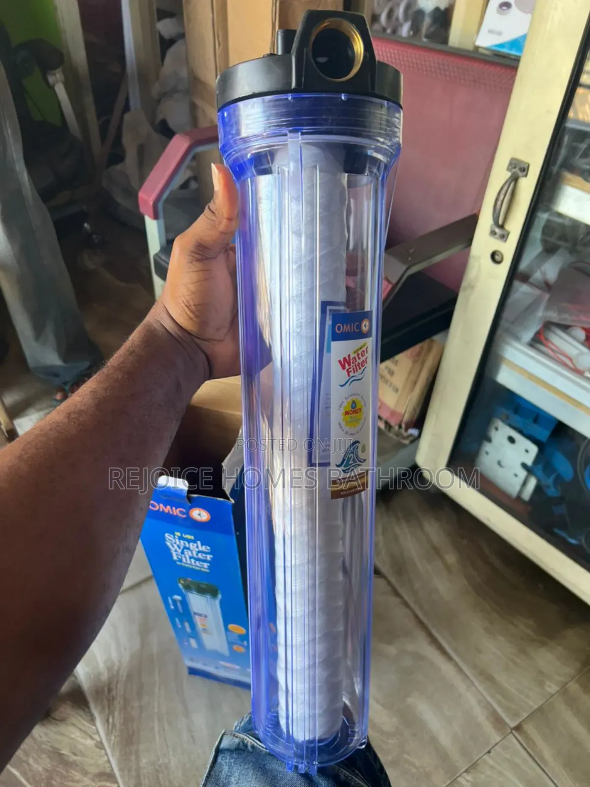20-Inch Transparent Standard Water Filter Housing