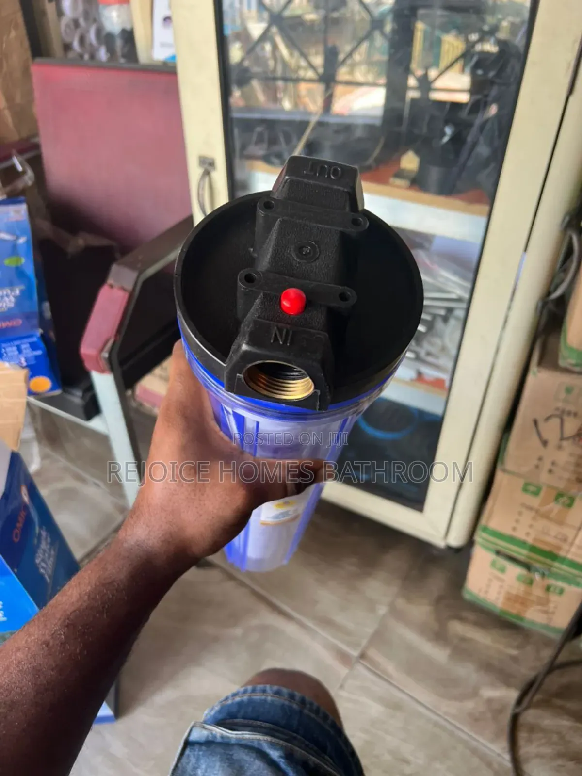 20-Inch Transparent Standard Water Filter Housing