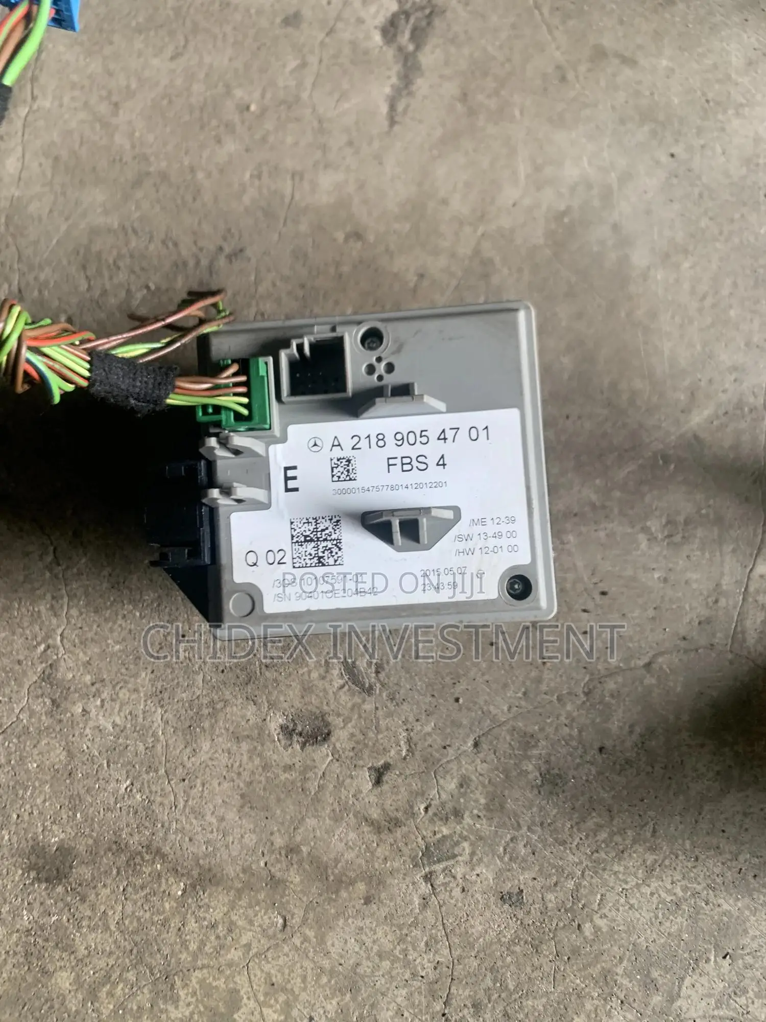 Mercedes Benz Electrical Parts VGS Backsam Frontsam Eis Key and Wheel