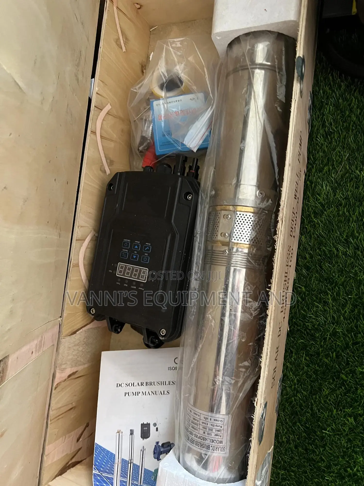 Submersible Solar Pump – 2hp for Boreholes Irrigation