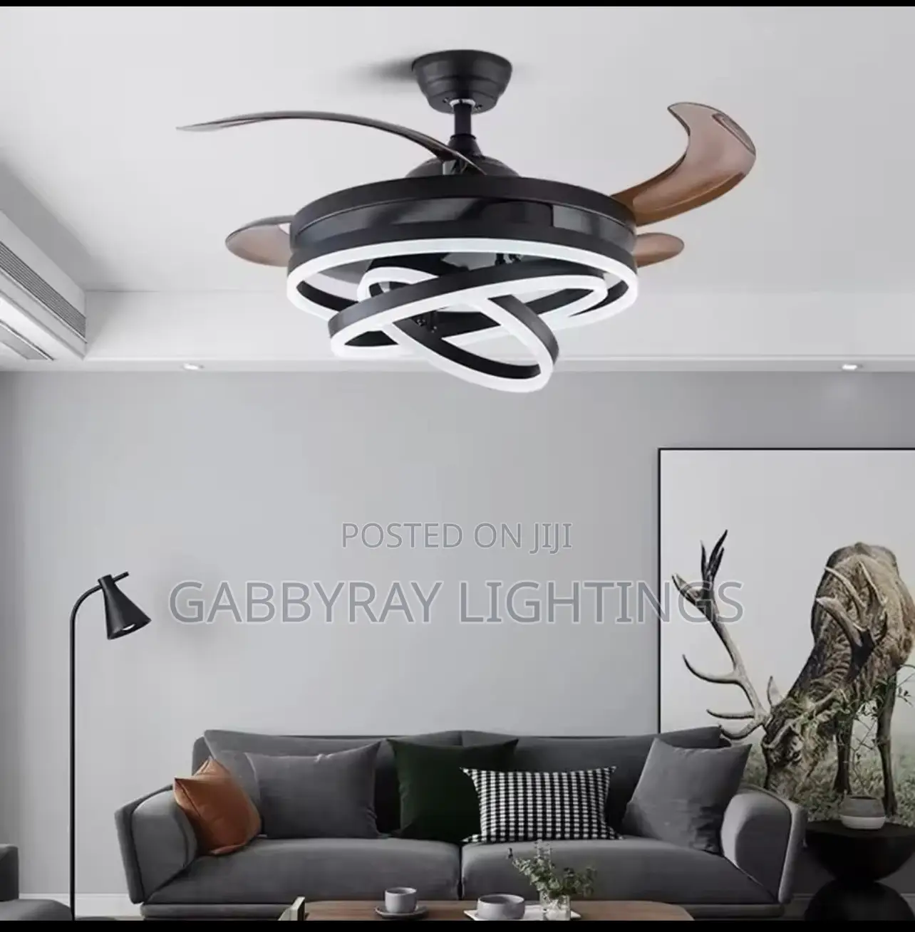 Modern Fan Chandelier