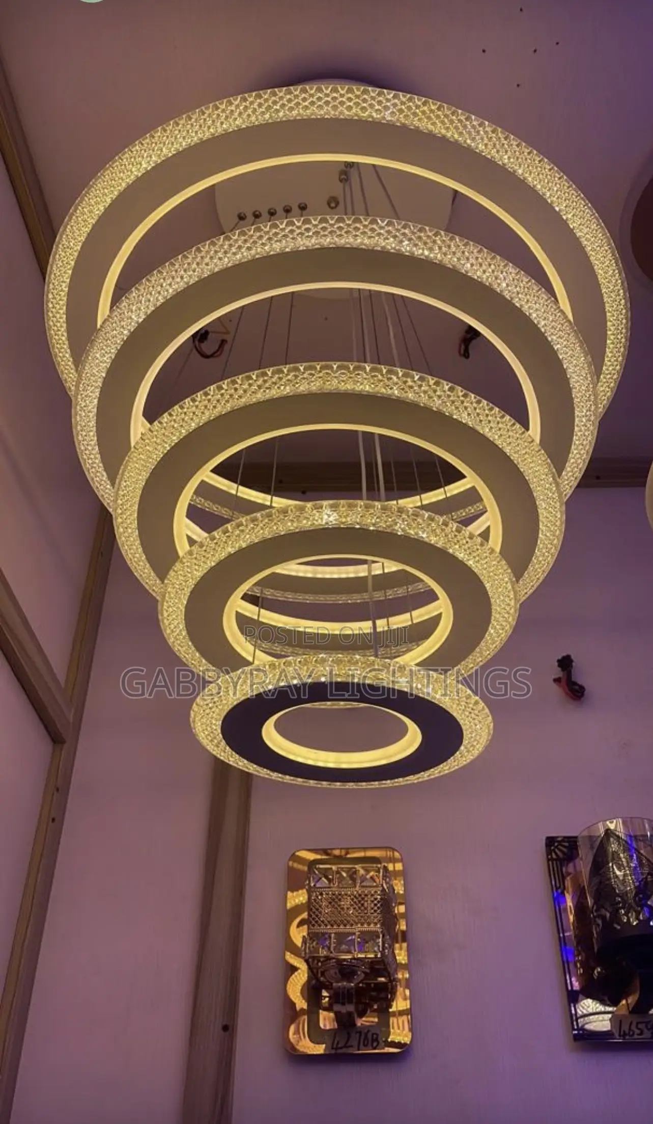 5 Steps Led Chandelier