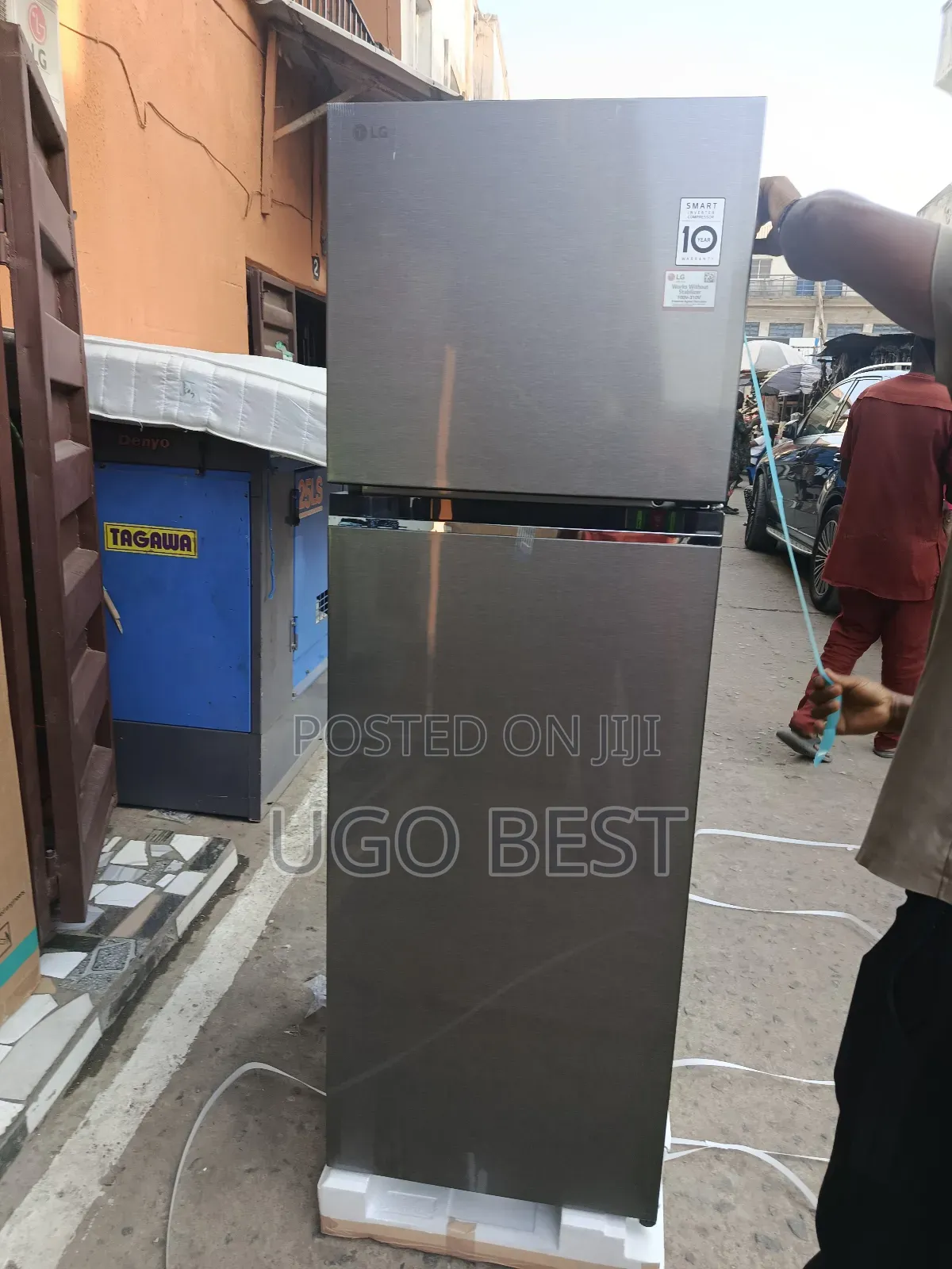 Lg Inverter Fridge 287l Cooper Coil 10 Yrs Warranty Compression